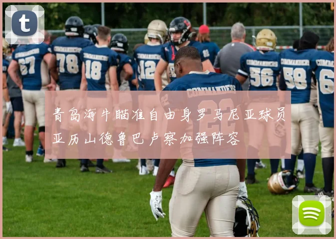 青岛海牛瞄准自由身罗马尼亚球员亚历山德鲁巴卢察加强阵容